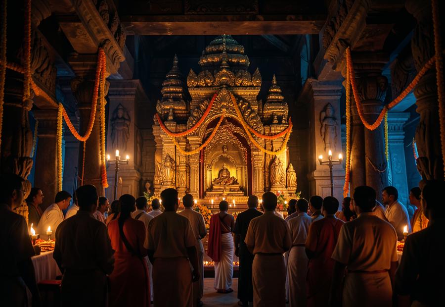 Devotional temple ceremony